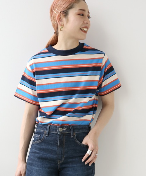 セール マルチボーダーtシャツ Tシャツ カットソー Simplicite シンプリシテェ のファッション通販 Zozotown