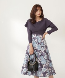 PROPORTION BODY DRESSING | 【美人百花10月号 掲載商品】ケープリブニット / 1211270909(ニット/セーター)