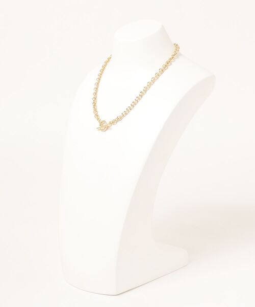 N.（N. Natural Beauty Basic）（エヌエヌナチュラルビューティーベーシック）の「チェーンショートネックレス（ネックレス・レディース・シルバー/ゴールド・FREE）」の3枚目の写真