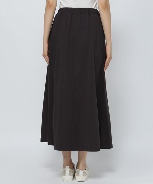 niko and...（ニコアンド）の「サラサラカット切り替えAラインスカート（スカート・レディース・カーキ/アイボリー/チャコール・MEDIUM/LARGE）」の12枚目の写真
