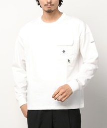 Columbia（コロンビア）の「columbia/コロンビア インペリアルパーク ポケット ロンT/ビッグシルエット  ロングスリーブTEE   PM0800（Tシャツ/カットソー・メンズ）」