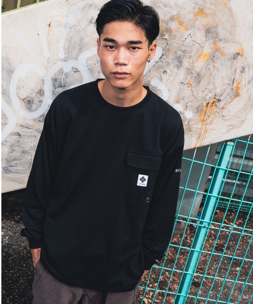 Columbia(コロンビア)の「columbia/コロンビア インペリアルパーク ポケット ロンT/ビッグシルエット ロングスリーブTEE PM0800(Tシャツ/カットソー・メンズ・ブラウン/ブラック/オフホワイト・L/S/XL/M)」の7枚目の写真