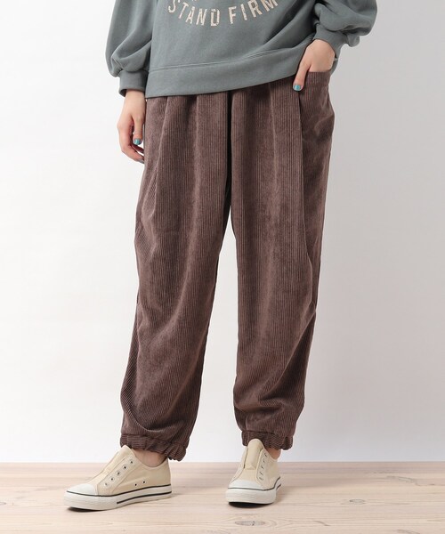 Cutie Blonde（キューティーブロンド）の「◆【S-L】サーカスパンツ（その他パンツ・レディース・ブラック/カーキ/ベージュ系1/ライトグレー系7/ダークブラウン系7/アイボリー系7・02/01/03）」の3枚目の写真