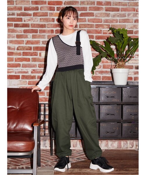 Cutie Blonde（キューティーブロンド）の「◆【S-L】サーカスパンツ（その他パンツ・レディース・ブラック/カーキ/ベージュ系1/ライトグレー系7/ダークブラウン系7/アイボリー系7・02/01/03）」の15枚目の写真