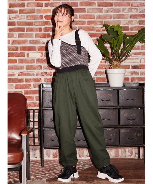 Cutie Blonde（キューティーブロンド）の「◆【S-L】サーカスパンツ（その他パンツ・レディース・ブラック/カーキ/ベージュ系1/ライトグレー系7/ダークブラウン系7/アイボリー系7・02/01/03）」の17枚目の写真