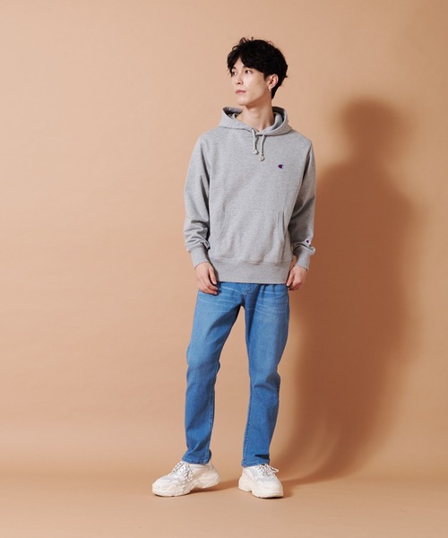 Champion(チャンピオン)の「【CHAMPION/チャンピオン】アスレジャースウェットパーカー 軽量素材使用 スポーティなスウエットパーカー C3-LS151(パーカー・メンズ・ホワイト/ブラック/杢グレー・MEDIUM/LARGE/X-LARGE)」の20枚目の写真