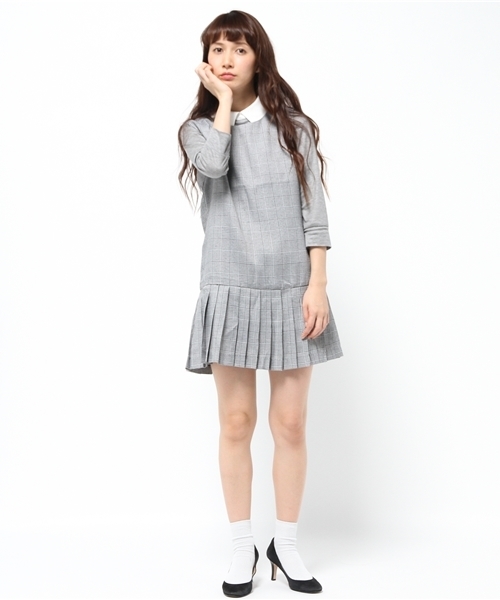 OUTLET（アウトレット）の「【who's who Chico】CH/STスカート（スカート・レディース・ホワイト×ブラック・FREE）」の10枚目の写真