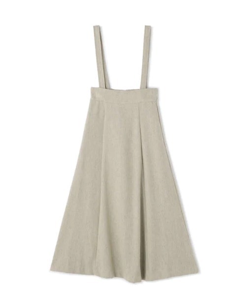 N.(N. Natural Beauty Basic)(エヌエヌナチュラルビューティーベーシック)の「◆サスペンダー付ツイードスカート(スカート・レディース・ブラウン/ベージュ/グリーン・MEDIUM)」の17枚目の写真