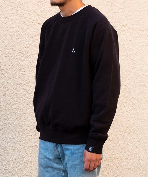 bonjour records（ボンジュールレコーズ）の「【POET MEETS DUBWISE】COMMUNE RAGLAN SLEEVE SWEAT（スウェット・レディース・ブラック/グレー・M/L）」の14枚目の写真