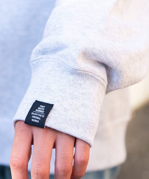 bonjour records（ボンジュールレコーズ）の「【POET MEETS DUBWISE】COMMUNE RAGLAN SLEEVE SWEAT（スウェット・レディース・ブラック/グレー・M/L）」の16枚目の写真