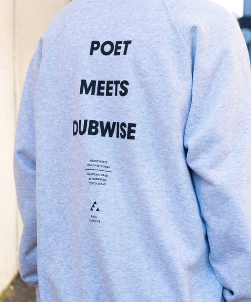 bonjour records（ボンジュールレコーズ）の「【POET MEETS DUBWISE】COMMUNE RAGLAN SLEEVE SWEAT（スウェット・レディース・ブラック/グレー・M/L）」の19枚目の写真