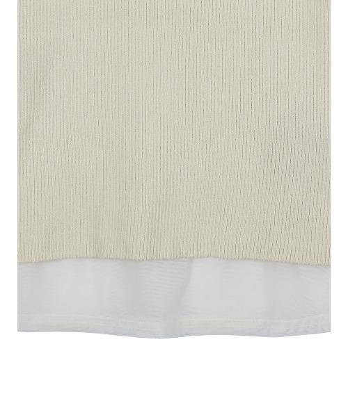 UND WAVE NECK SHEER SET KNIT（ニット/セーター）｜Ameri