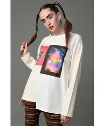 SLY | YUKAHIRAC X SLY PHOTO L/S T/SH/フォトロングスリーブTシャツ(Tシャツ/カットソー)