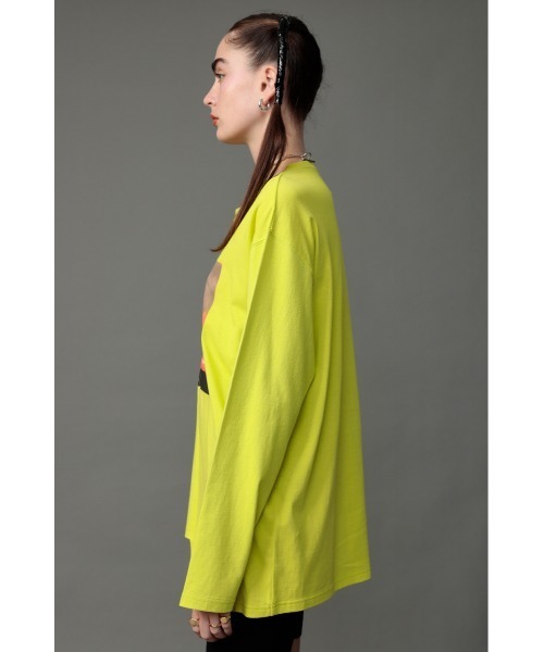 SLY（スライ）の「YUKAHIRAC X SLY PHOTO L S T/SH フォト ロングスリーブ Tシャツ（Tシャツ/カットソー・レディース・イエロー/グレー/オフホワイト・FREE）」の17枚目の写真