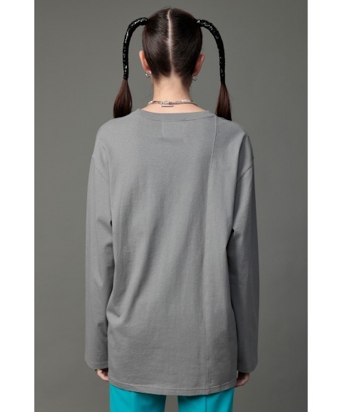 SLY（スライ）の「YUKAHIRAC X SLY PHOTO L S T/SH フォト ロングスリーブ Tシャツ（Tシャツ/カットソー・レディース・イエロー/グレー/オフホワイト・FREE）」の13枚目の写真