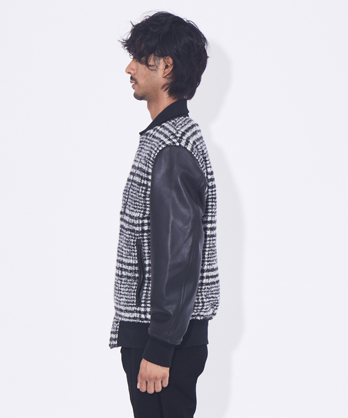 5351 POUR LES HOMMES（ゴーサンゴーイチプールオム）の「スタジアムジャンパー（ブルゾン・メンズ・ブラック・50/48/44/46）」の3枚目の写真