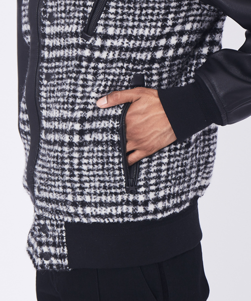 5351 POUR LES HOMMES（ゴーサンゴーイチプールオム）の「スタジアムジャンパー（ブルゾン・メンズ・ブラック・50/48/44/46）」の6枚目の写真