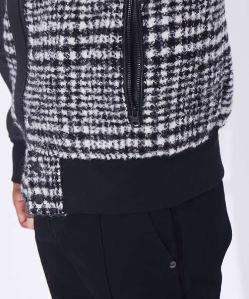 5351 POUR LES HOMMES（ゴーサンゴーイチプールオム）の「スタジアムジャンパー（ブルゾン・メンズ・ブラック・50/48/44/46）」の8枚目の写真