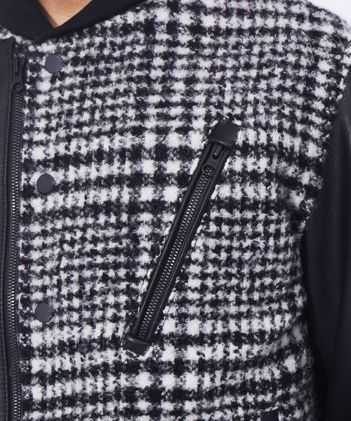 5351 POUR LES HOMMES（ゴーサンゴーイチプールオム）の「スタジアムジャンパー（ブルゾン・メンズ・ブラック・50/48/44/46）」の9枚目の写真