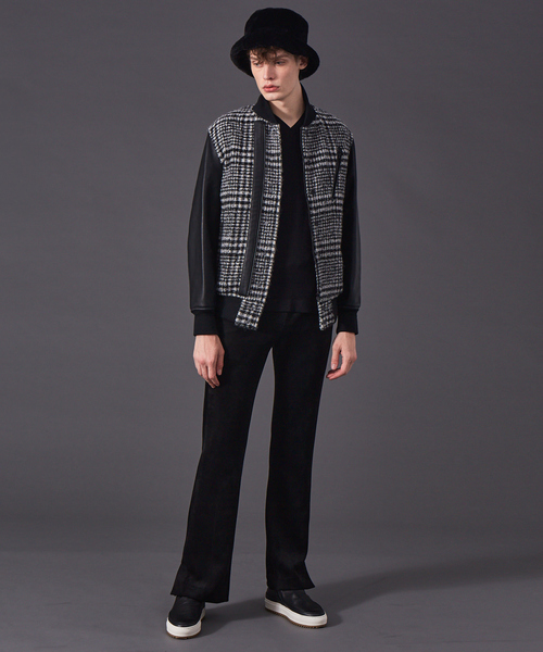 5351 POUR LES HOMMES（ゴーサンゴーイチプールオム）の「スタジアムジャンパー（ブルゾン・メンズ・ブラック・50/48/44/46）」の14枚目の写真