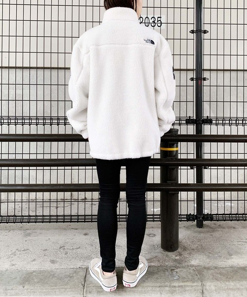 THE NORTH FACE（ザノースフェイス）の「【THE NORTH FACE】(ザ・ノース・フェイス) RIMO FLEECE JACKET ボア ジャケット（ブルゾン・レディース・アイボリー/ブラック/ベージュ/ライトベージュ・L/M/XL/XXL/XS/S）」の16枚目の写真