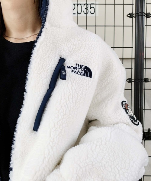 THE NORTH FACE（ザノースフェイス）の「【THE NORTH FACE】(ザ・ノース・フェイス) RIMO FLEECE JACKET ボア ジャケット（ブルゾン・レディース・アイボリー/ブラック/ベージュ/ライトベージュ・L/M/XL/XXL/XS/S）」の17枚目の写真