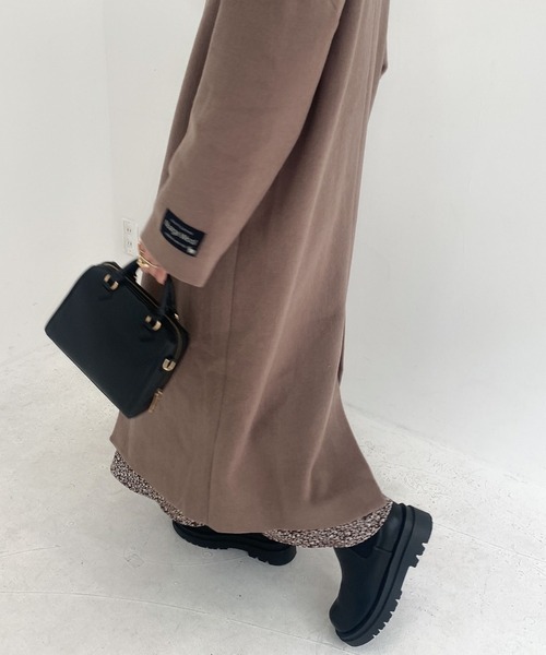 archives(アルシーヴ)の「Vネックコート(ノーカラーコート・レディース・アイボリー/ブラック/グレー/グレイッシュベージュ/ピンクベージュ・MEDIUM)」の22枚目の写真