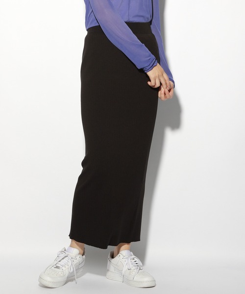 PBLIM（ページボーイリム）の「【PAGEBOYLIM】ニットタイトスカート（スカート・レディース・ブラック/ブルー/グリーン・FREE）」の15枚目の写真