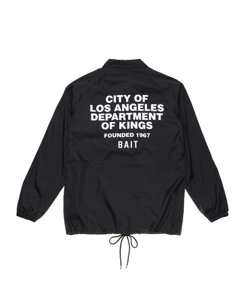 BAIT（ベイト）の「【2109_BAT】BAIT DEPARTMENT COACH JACKET 216-BAT-JKT-001（ナイロンジャケット・メンズ・ブラック・MEDIUM/LARGE/X-LARGE/XX-LARGE）」の9枚目の写真