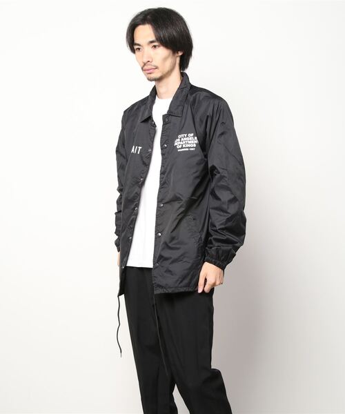 BAIT（ベイト）の「【2109_BAT】BAIT DEPARTMENT COACH JACKET 216-BAT-JKT-001（ナイロンジャケット・メンズ・ブラック・MEDIUM/LARGE/X-LARGE/XX-LARGE）」の7枚目の写真