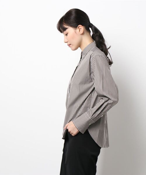 IENA（イエナ）の「タイプライターコンパクトSH（シャツ/ブラウス・レディース・サックスブルー/ブルー/チョコ・38/36）」の13枚目の写真