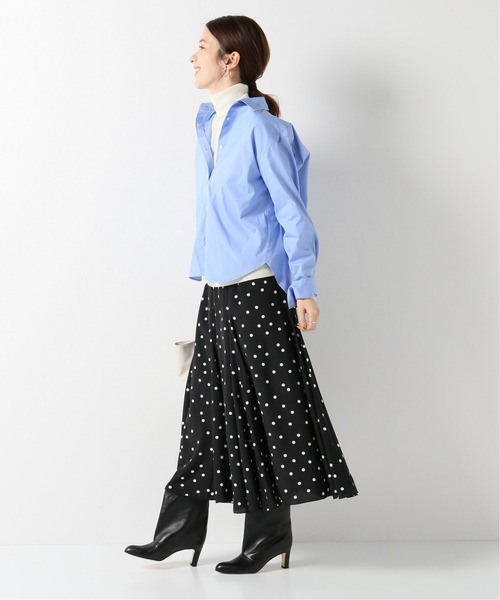 IENA（イエナ）の「タイプライターコンパクトSH（シャツ/ブラウス・レディース・サックスブルー/ブルー/チョコ・38/36）」の9枚目の写真