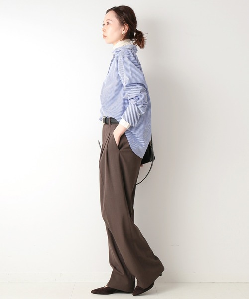 IENA（イエナ）の「タイプライターコンパクトSH（シャツ/ブラウス・レディース・サックスブルー/ブルー/チョコ・38/36）」の16枚目の写真