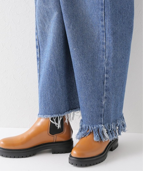 MAISON EUREKA（メゾンエウレカ）の「【MAISON EUREKA/メゾン・エウレカ】VINTAGE REWORK BIGGY PANTS（デニムパンツ・レディース・ライトブルー・38/36）」の3枚目の写真