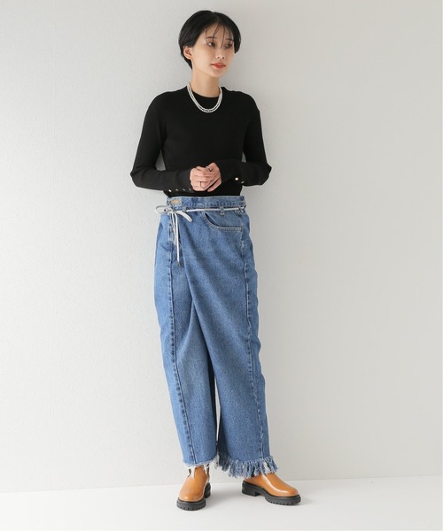 MAISON EUREKA（メゾンエウレカ）の「【MAISON EUREKA/メゾン・エウレカ】VINTAGE REWORK BIGGY PANTS（デニムパンツ・レディース・ライトブルー・38/36）」の20枚目の写真