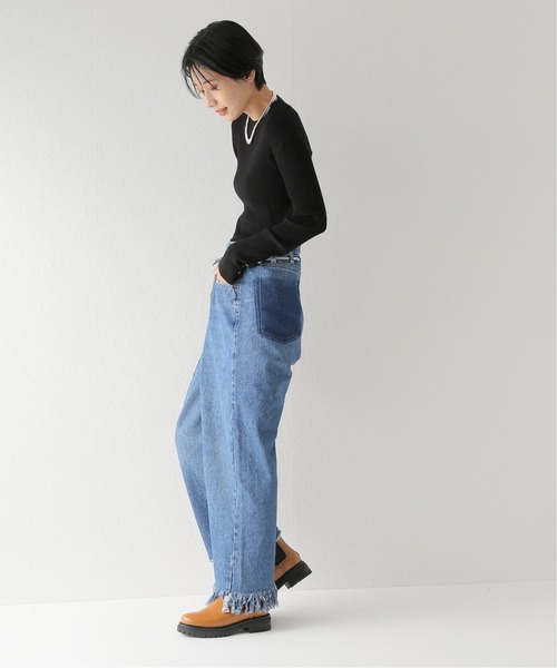 MAISON EUREKA（メゾンエウレカ）の「【MAISON EUREKA/メゾン・エウレカ】VINTAGE REWORK BIGGY PANTS（デニムパンツ・レディース・ライトブルー・38/36）」の11枚目の写真