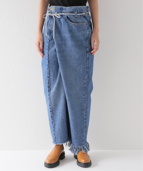 MAISON EUREKA（メゾンエウレカ）の「【MAISON EUREKA/メゾン・エウレカ】VINTAGE REWORK BIGGY PANTS（デニムパンツ・レディース・ライトブルー・38/36）」の17枚目の写真