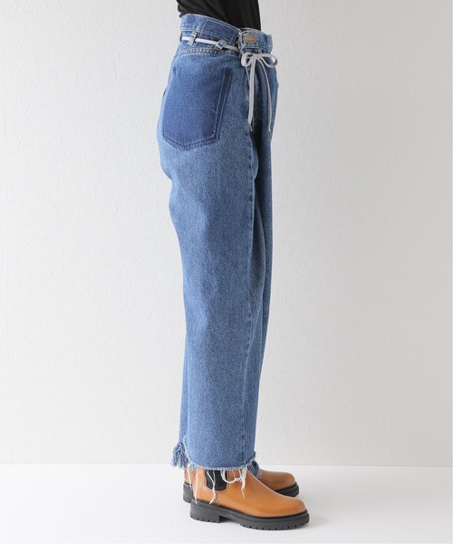 MAISON EUREKA（メゾンエウレカ）の「【MAISON EUREKA/メゾン・エウレカ】VINTAGE REWORK BIGGY PANTS（デニムパンツ・レディース・ライトブルー・38/36）」の2枚目の写真