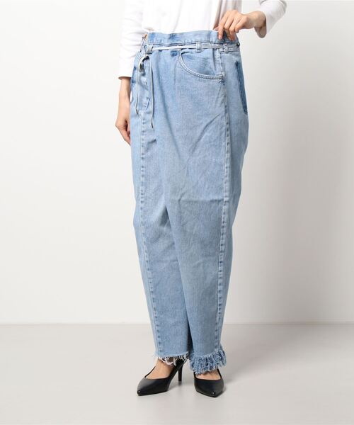 MAISON EUREKA（メゾンエウレカ）の「【MAISON EUREKA/メゾン・エウレカ】VINTAGE REWORK BIGGY PANTS（デニムパンツ・レディース・ライトブルー・38/36）」の16枚目の写真