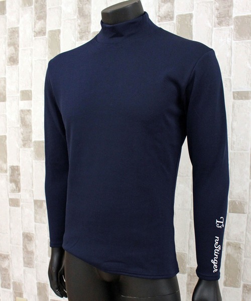 TopIsm(トップイズム)の「裏シャギーボア ハイネック ゴルフ インナーシャツ ゴルフウェア メンズ(ゴルフグッズ・メンズ・ブラック/ネイビー/ライトグレー・XXX-LARGE/M/L/XL/XXL)」の3枚目の写真