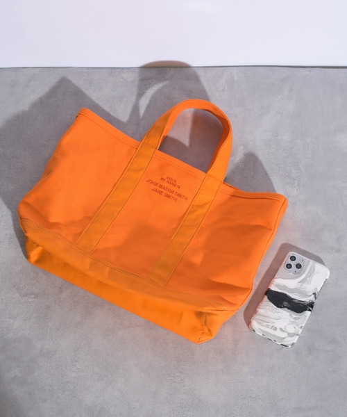 JANESMITH（ジェーンスミス）の「JANESMITH ジェーンスミス / TOTE BAG MIDIUM ミディアムトートバッグ / 22SBG-#155S（トートバッグ・レディース・ナチュラル/オレンジ系その他/バイオレット・FREE）」の3枚目の写真