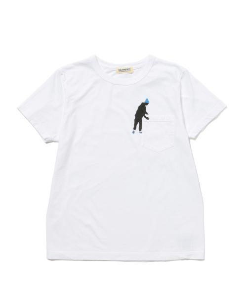 BEAMS BOY(ビームスボーイ)の「BEAMS BOY / シルエット ポケットT(Tシャツ/カットソー・レディース・ホワイト/ホワイト系その他/その他1・ONE SIZE)」の9枚目の写真