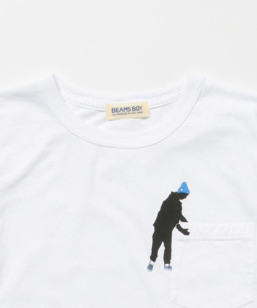 BEAMS BOY(ビームスボーイ)の「BEAMS BOY / シルエット ポケットT(Tシャツ/カットソー・レディース・ホワイト/ホワイト系その他/その他1・ONE SIZE)」の5枚目の写真