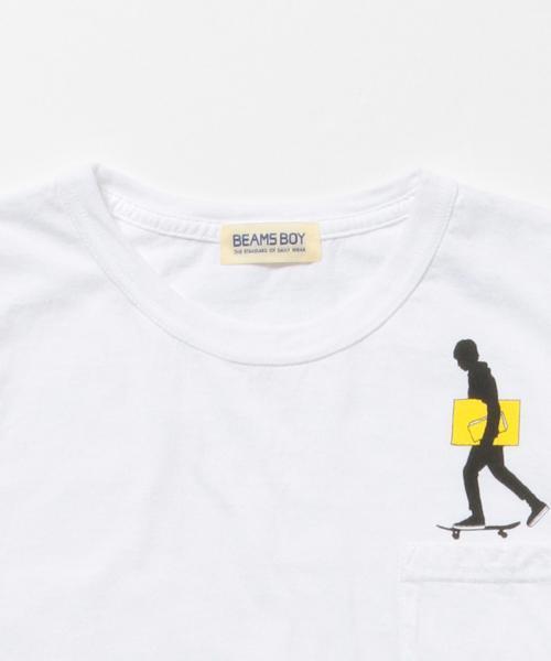 BEAMS BOY(ビームスボーイ)の「BEAMS BOY / シルエット ポケットT(Tシャツ/カットソー・レディース・ホワイト/ホワイト系その他/その他1・ONE SIZE)」の14枚目の写真