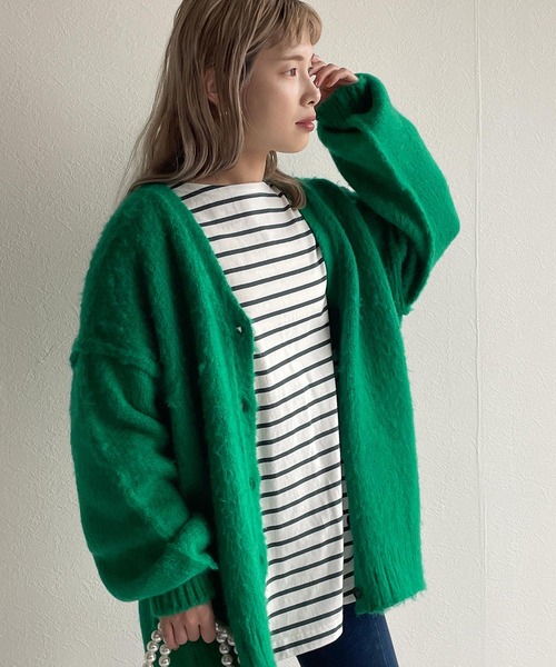 w closet（ダブルクローゼット）の「ボーダーボートネックロンTee（Tシャツ/カットソー・レディース・ホワイト×ピンク/グリーン系その他/ブラック×ホワイト/ホワイト系その他/ブルー系その他/グリーン系その他2・FREE）」の20枚目の写真