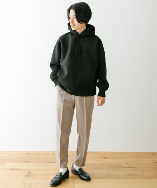 ITEMS URBANRESEARCH（アイテムズ アーバンリサーチ）の「ダンボール プルオーバーパーカー（パーカー・メンズ・ブラック/ブラウン/ベージュ/グレー・MEDIUM/LARGE）」の9枚目の写真