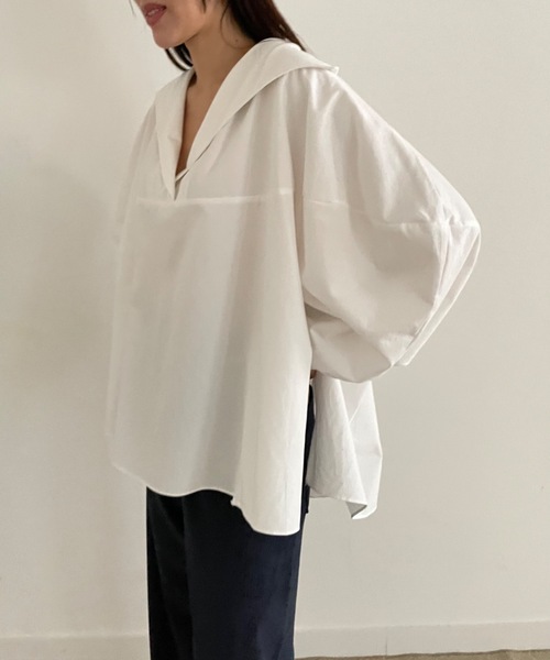 Didot.showroom セーラーブラウス　sailor blouse Didot.showroom（ディドット ショールーム）の「sailor blouse / A