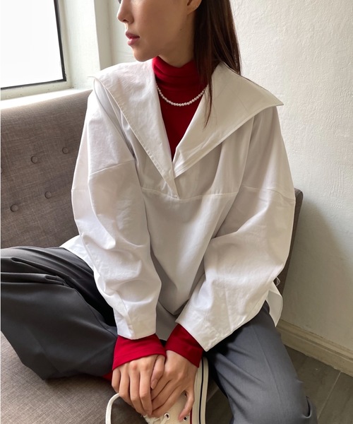 Didot.showroom（ディドット ショールーム）の「sailor blouse / A