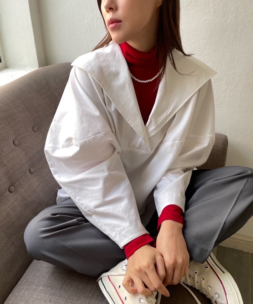 Didot.showroom セーラーブラウス　sailor blouse Didot.showroom（ディドット ショールーム）の「sailor blouse / A