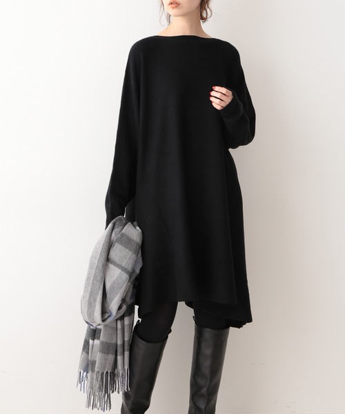 IENA（イエナ）の「Co/Caフレアミニワンピース（ワンピース・レディース・アイボリー/ブラック・FREE）」の2枚目の写真